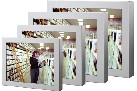 foto Metal Panel PCs de Macroservice con pantalla táctil de 15, 17 y 19”.